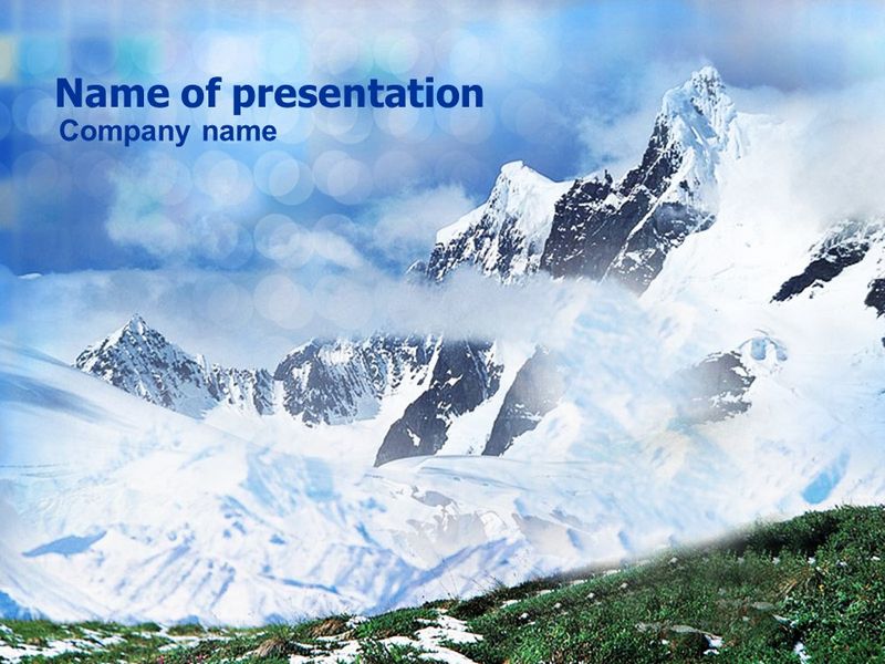 Mountain Snow Caps - Free Google Slides theme and PowerPoint template
