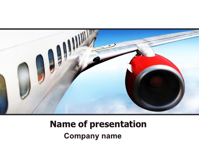 Commercial Airliner In Flight - Free Google Slides theme and PowerPoint template
