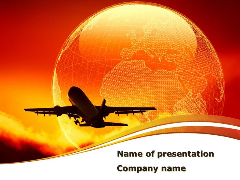 Plane Take Off - Free Google Slides theme and PowerPoint template
