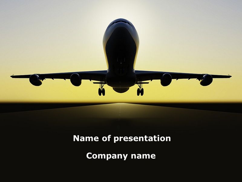 Jet Airliner - Free Google Slides theme and PowerPoint template
