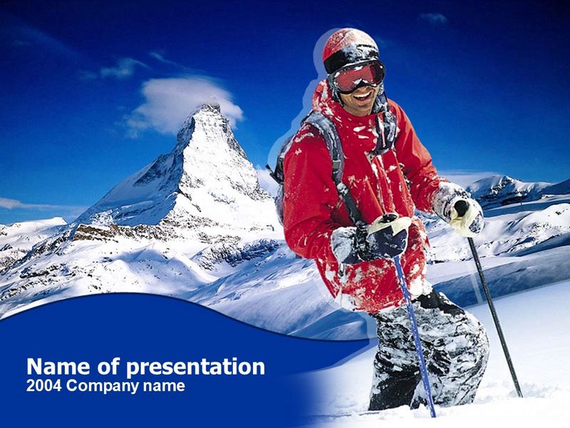 Mountain Skiing - Free Google Slides theme and PowerPoint template

