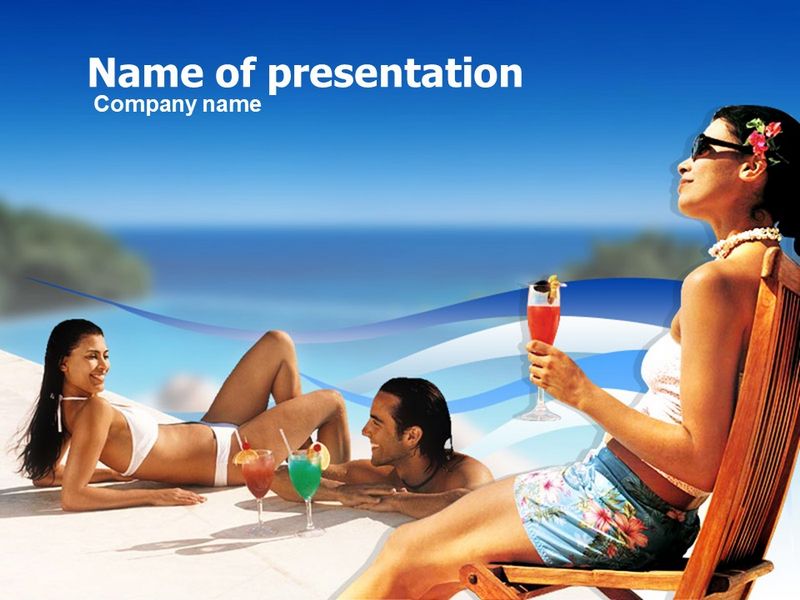 Cocktail On The Beach - Free Google Slides theme and PowerPoint template
