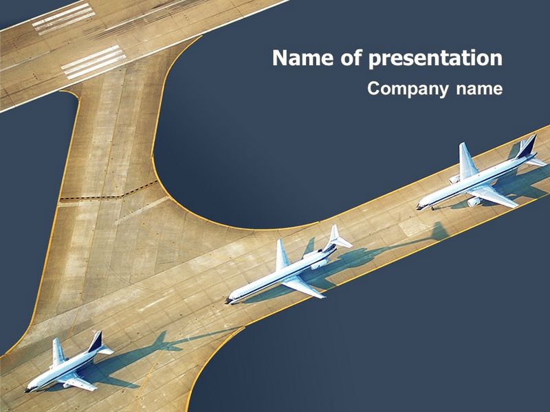 Airport PowerPoint Template and Google Slides Theme
