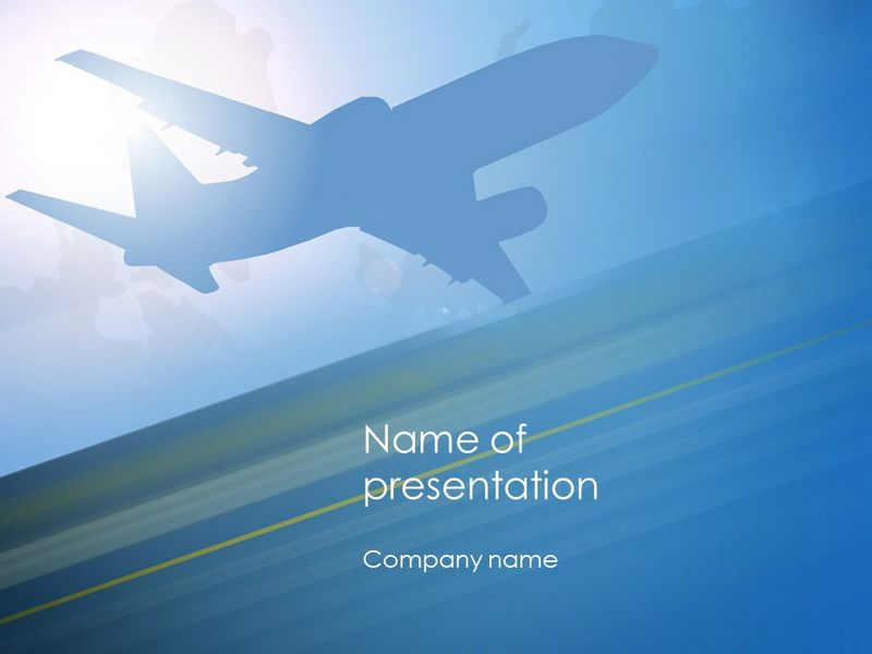 Airport Transfer PowerPoint Template and Google Slides Theme
