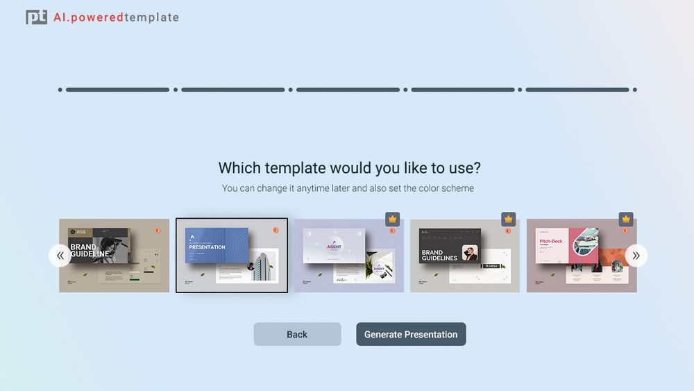 How to Generate a Beautiful Presentation with AI -- Which template would you like to use?