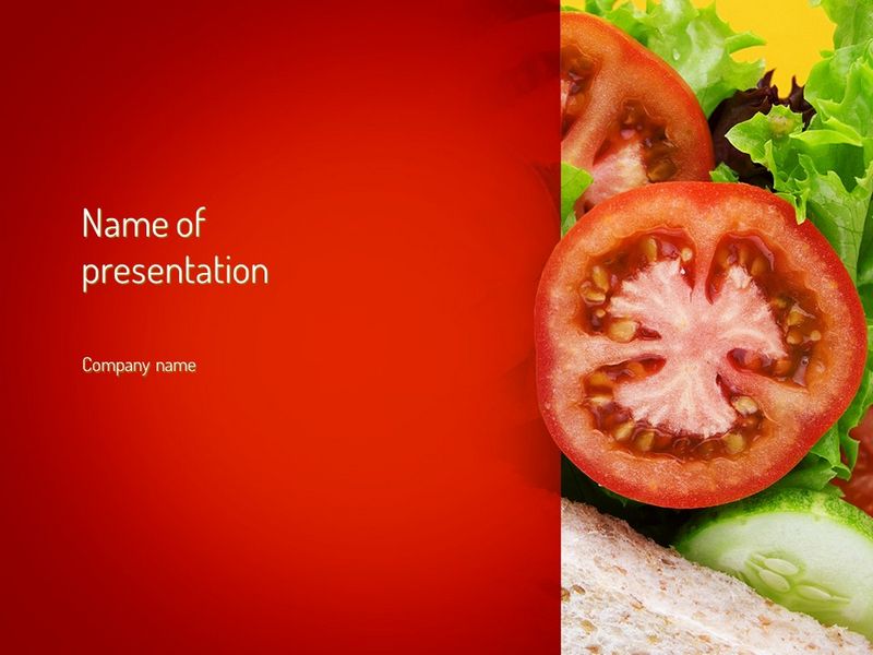 Healthy Sandwich - Free Google Slides theme and PowerPoint template
