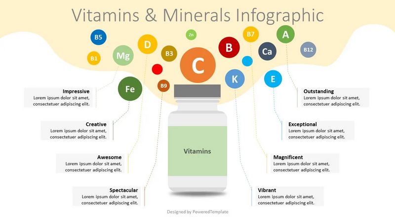 Vitamins and Minerals Infographic - Free Google Slides theme and PowerPoint template
