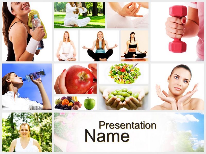 Sports and Lifestyle PowerPoint Template and Google Slides Theme
