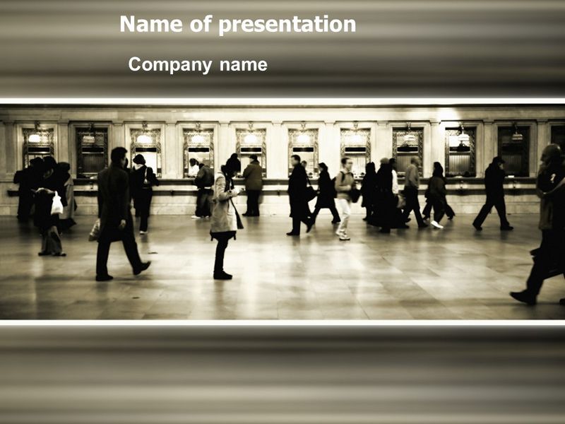 Movement On Platform - Free Google Slides theme and PowerPoint template
