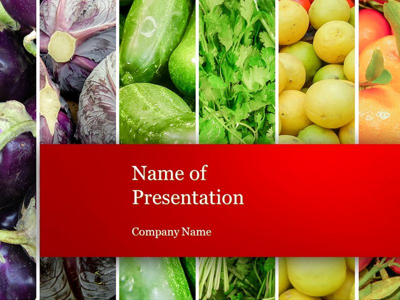 Colorful Rainbow Food - Free Google Slides theme and PowerPoint template
