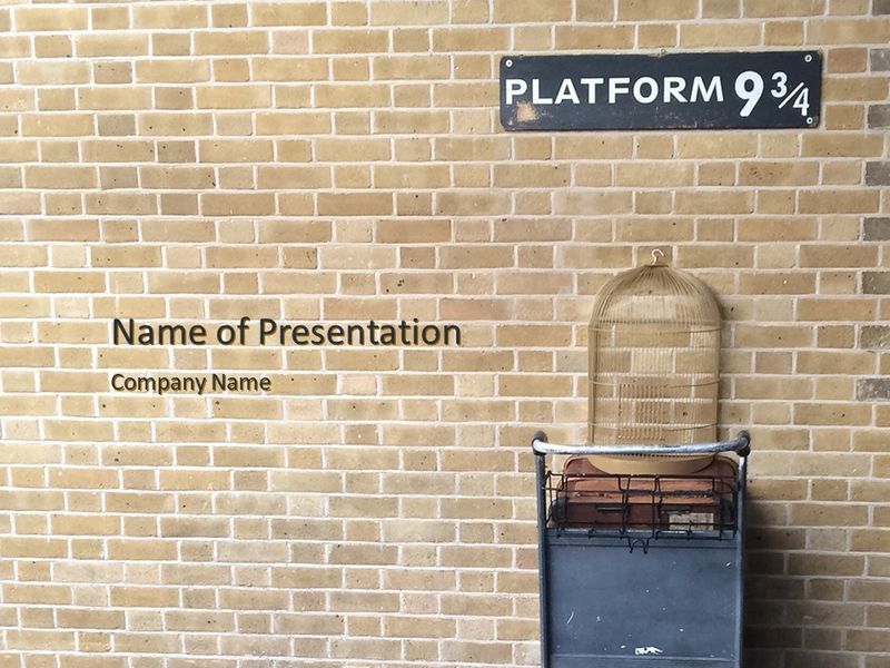 Platform Nine and Three Quarters - Free Google Slides theme and PowerPoint template
