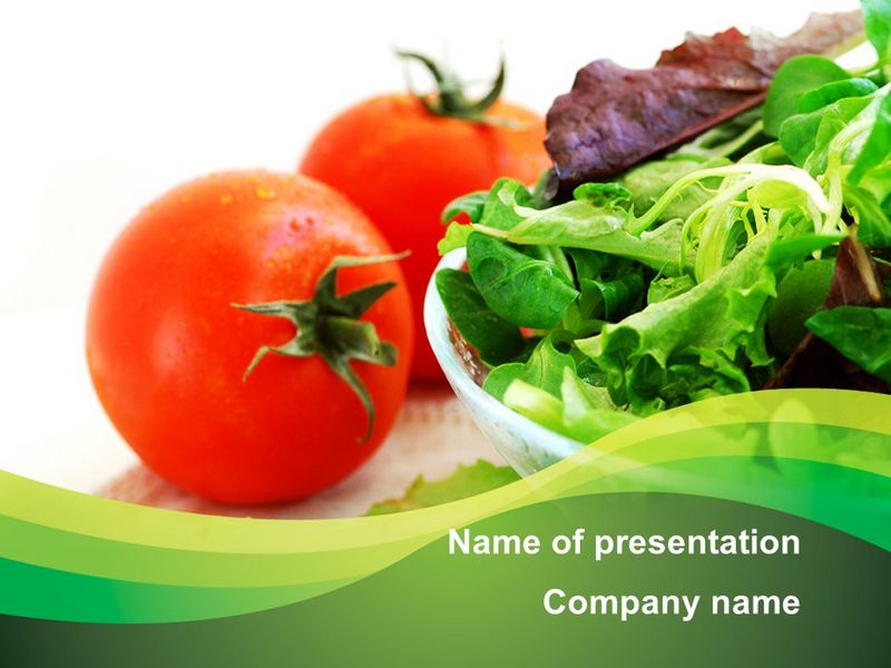 Salad with Tomatoes - Free Google Slides theme and PowerPoint template
