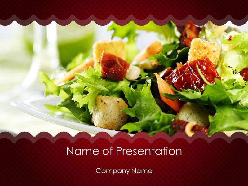 Fresh Salad - Free Google Slides theme and PowerPoint template
