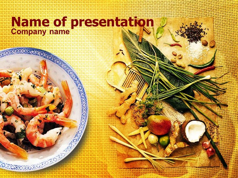 Exotic Ingredients - Free Google Slides theme and PowerPoint template

