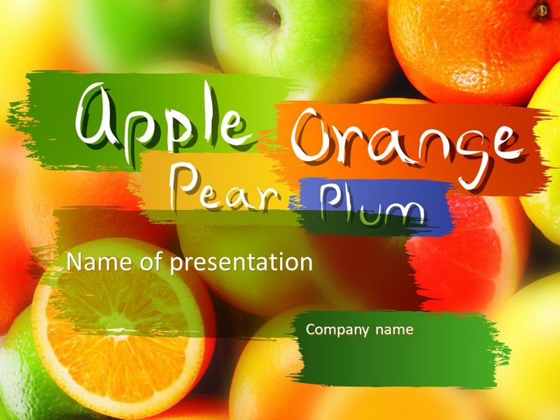 Vivid Fruits - Free Google Slides theme and PowerPoint template
