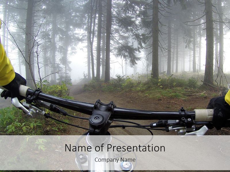 View From Bikers Eyes - Google Slides theme and PowerPoint template
