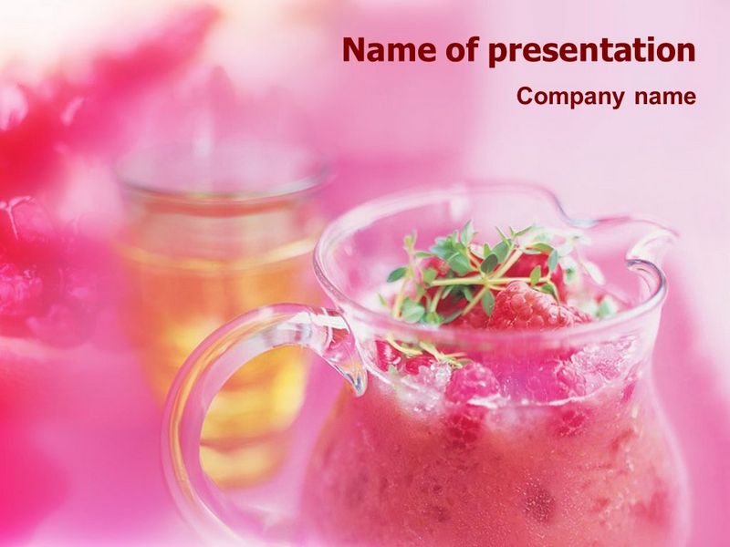 Raspberry Milk Shake - Free Google Slides theme and PowerPoint template
