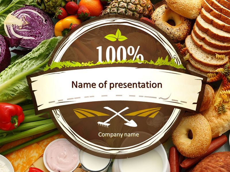 Abundance Of Food PowerPoint Template and Google Slides Theme
