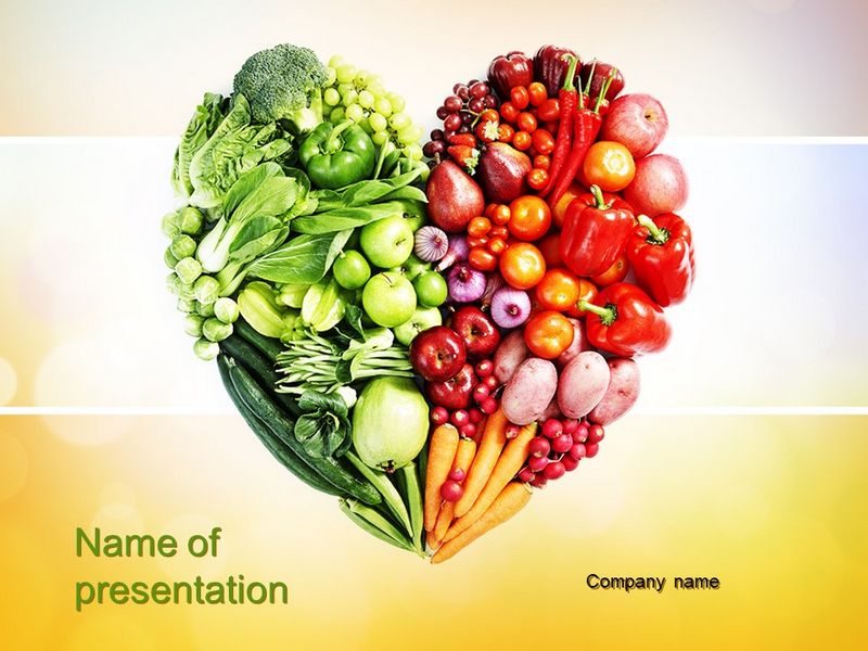 Eat Healthy PowerPoint Template and Google Slides Theme
