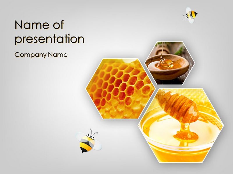 Honey Production PowerPoint Template and Google Slides Theme
