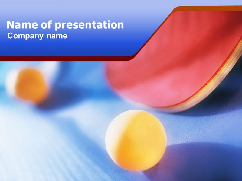 Ping-pong - Free Google Slides theme and PowerPoint template
