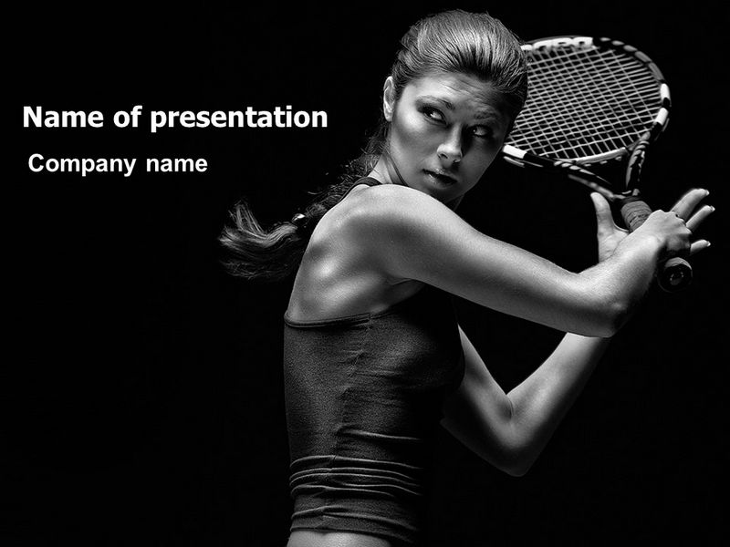 Tennis Player - Free Google Slides theme and PowerPoint template
