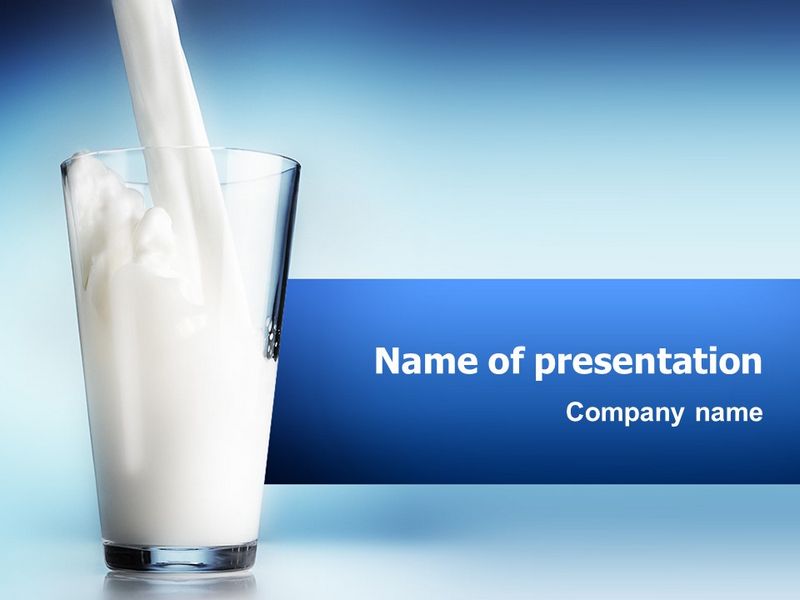 Glass Full Of Milk - Free Google Slides theme and PowerPoint template
