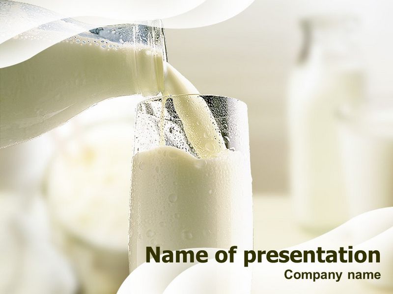 Pouring Milk - Free Google Slides theme and PowerPoint template
