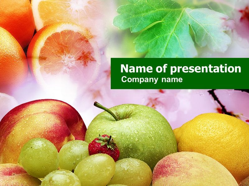 Fresh Fruits Of Summer - Free Google Slides theme and PowerPoint template
