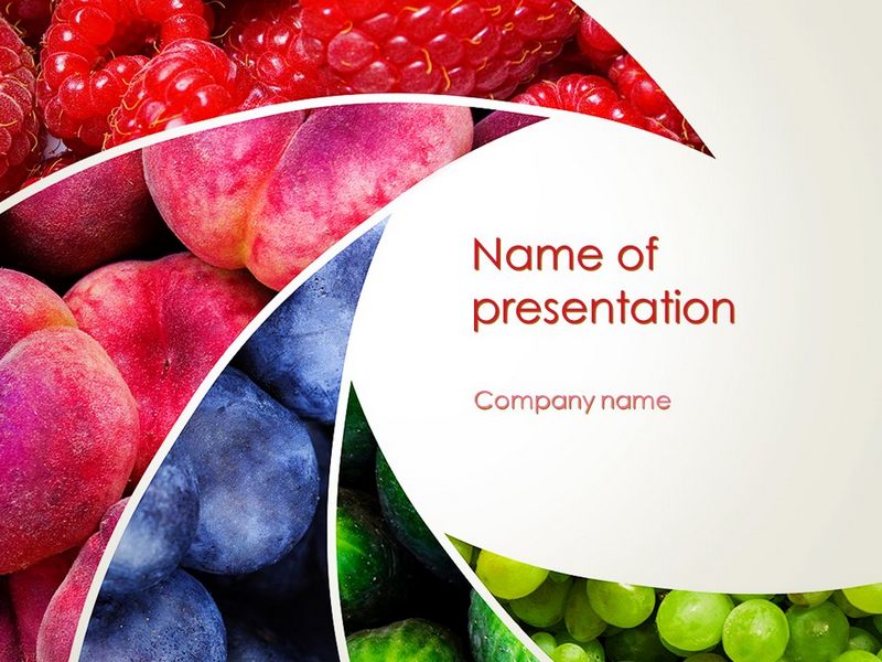 Fruits Swirl - Free Google Slides theme and PowerPoint template
