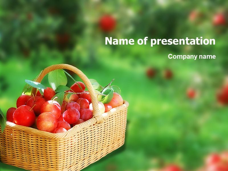 Use high-quality images to create effective presentations about healthy food