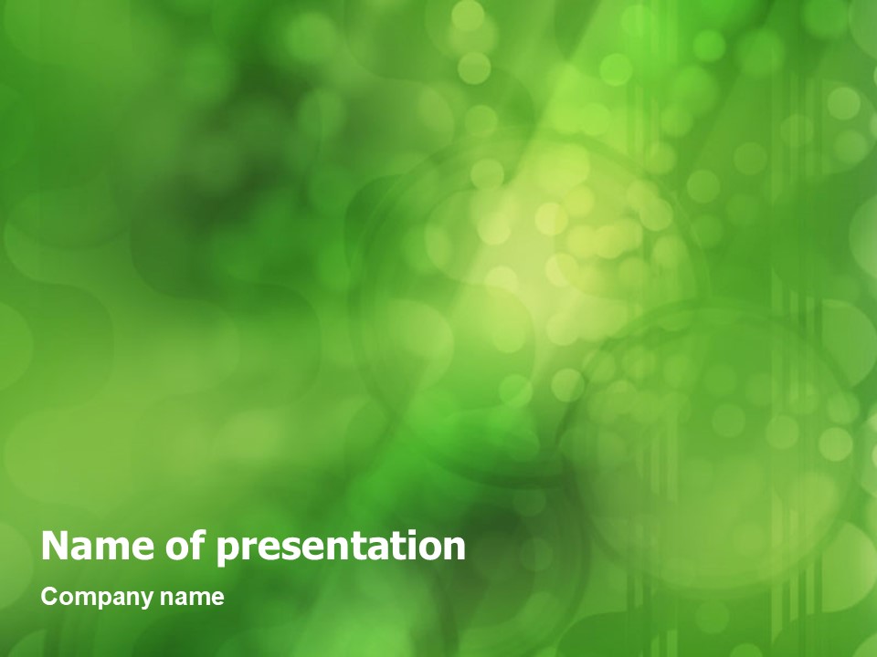 Green Abstract - Free Google Slides theme and PowerPoint template
