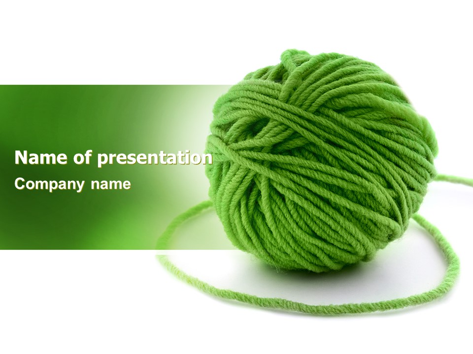 Green Thread Clew - Free Google Slides theme and PowerPoint template

