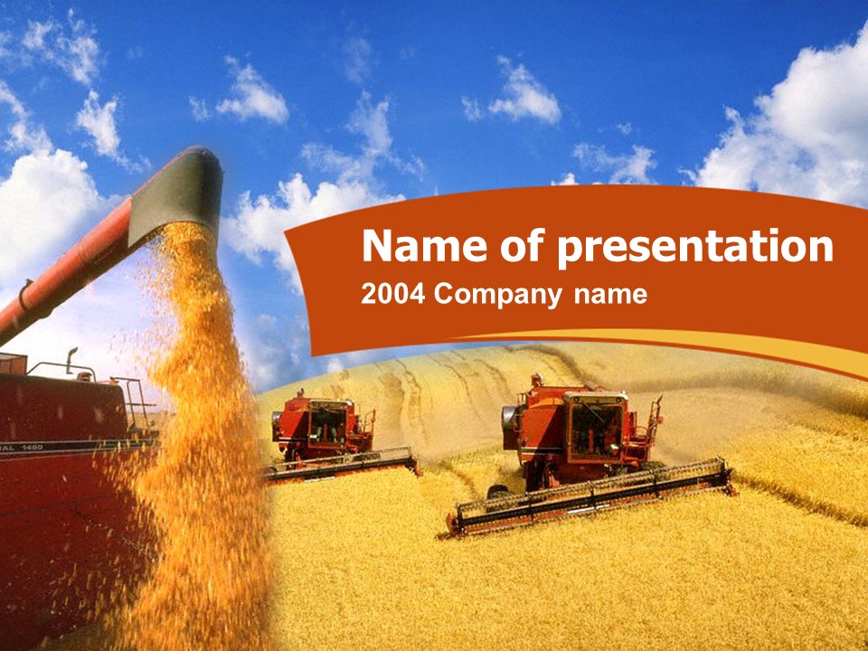 Wheat Harvesting - Free Google Slides theme and PowerPoint template
