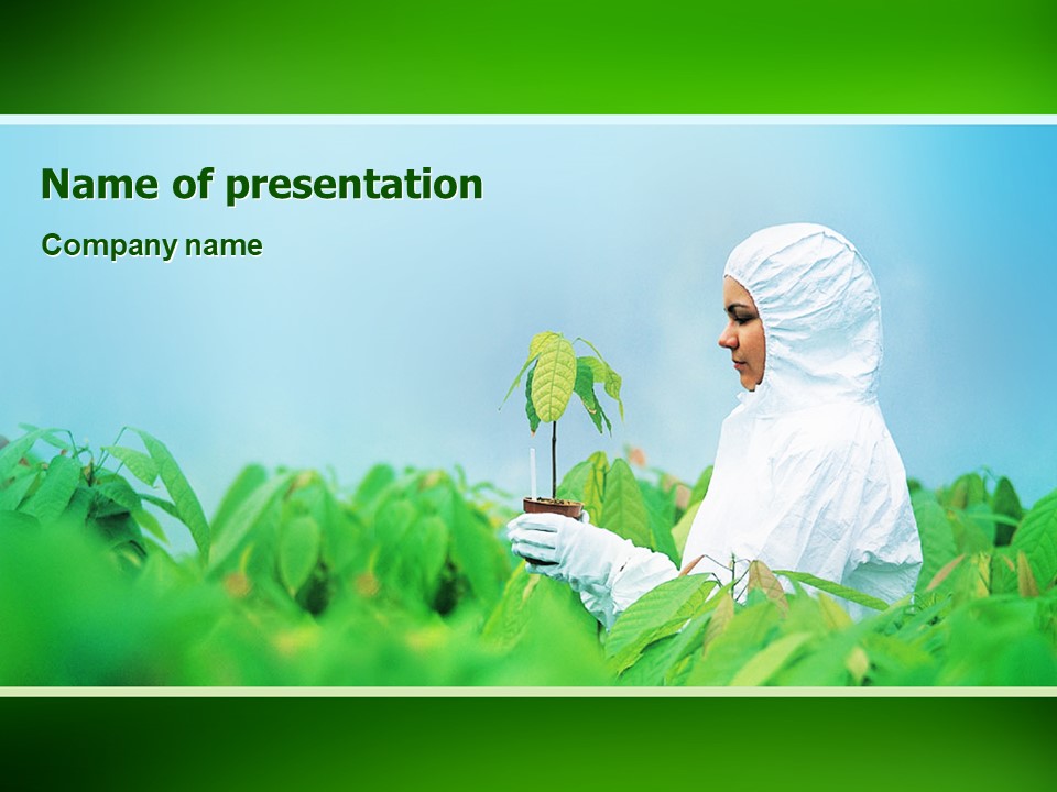 Green Plant Breeding - Free Google Slides theme and PowerPoint template
