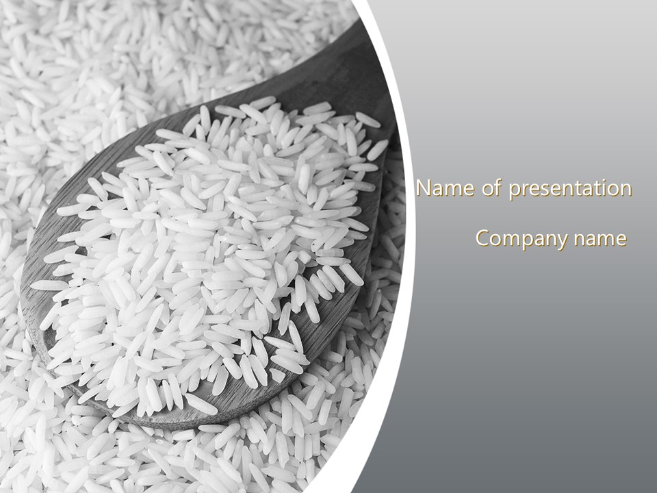 Grains Of White Rice - Free Google Slides theme and PowerPoint template
