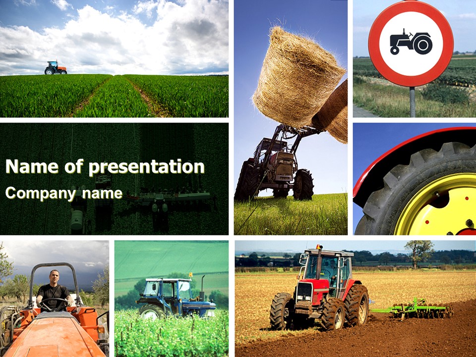 Tractor Collage - Free Google Slides theme and PowerPoint template
