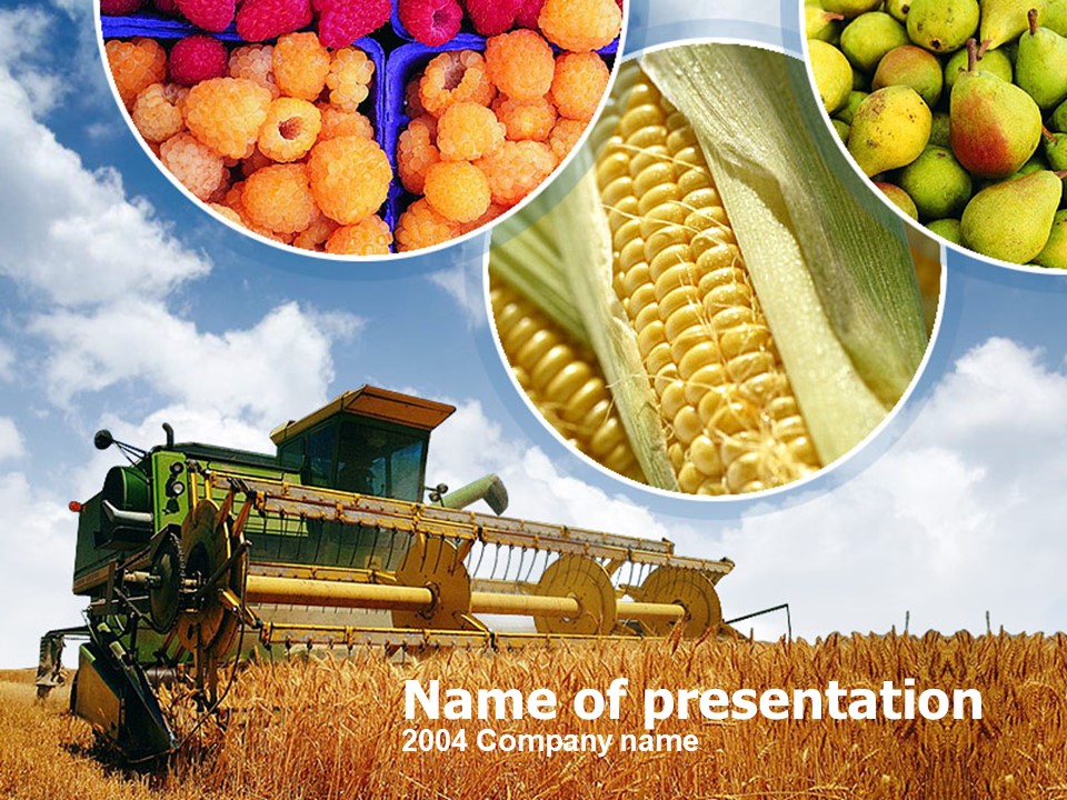 Corn Harvester - Free Google Slides theme and PowerPoint template
