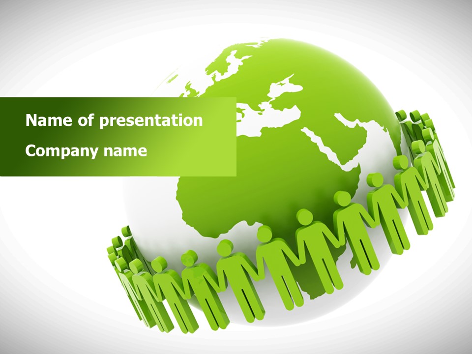 Green Planet Protection PowerPoint Template and Google Slides Theme
