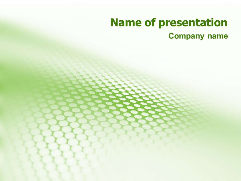 Green Grid PowerPoint Template and Google Slides Theme

