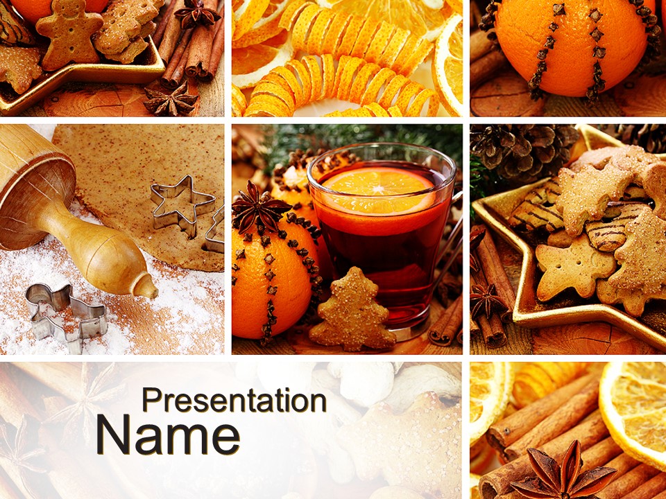 Christmas Presentation -- Christmas Cooking PowerPoint Template and Google Slides Theme
