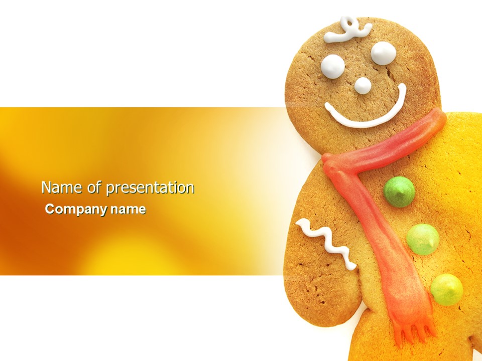 Gingerbread Man - Free Google Slides theme and PowerPoint template
