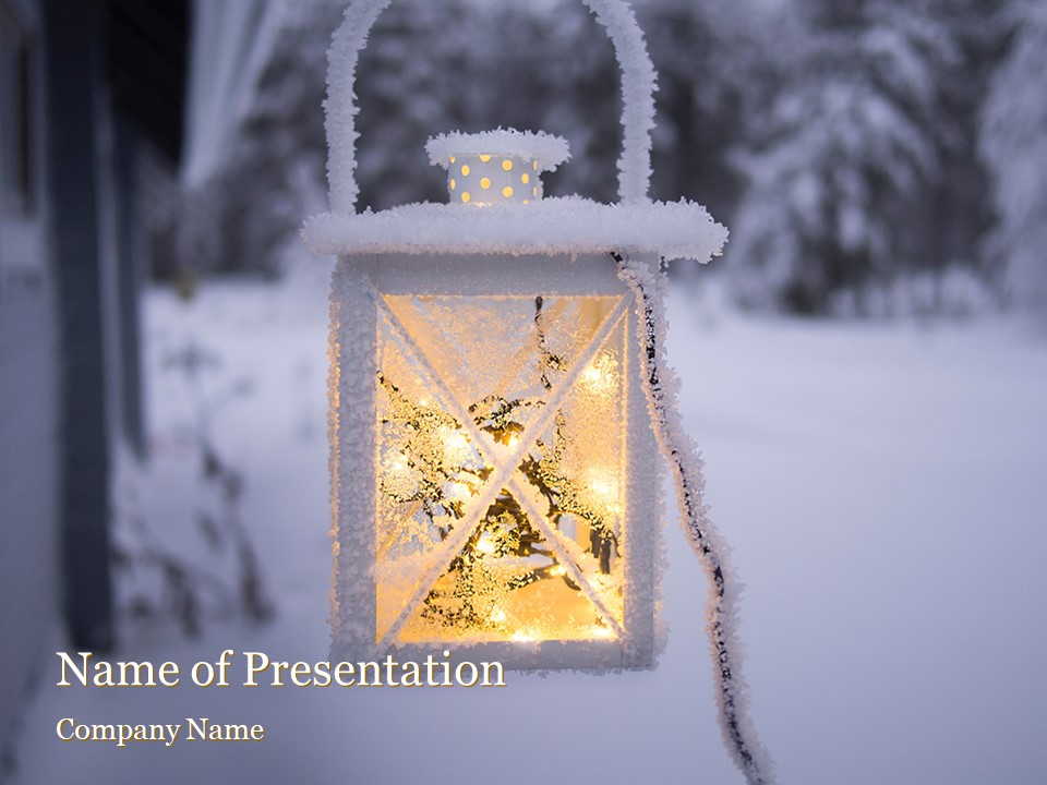 Christmas Presentation -- Christmas Lantern - Free Google Slides theme and PowerPoint template
