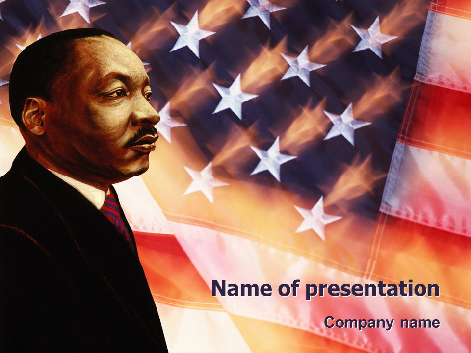 USA Holidays Presentation Templates -- Martin Luther King - Free Google Slides theme and PowerPoint template
