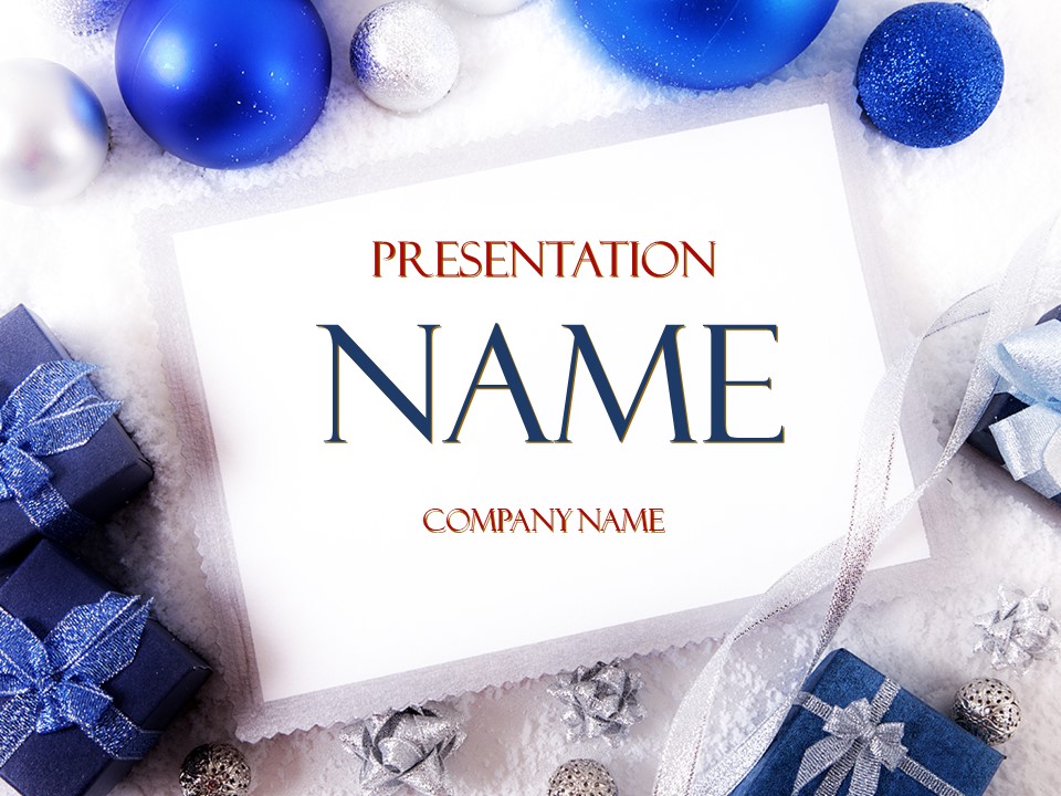 Christmas Presentation -- Christmas Greeting Card PowerPoint Template and Google Slides Theme
