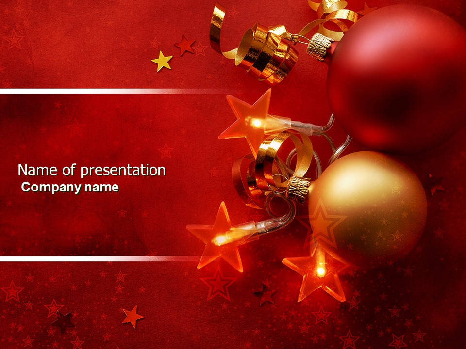 Red Christmas Theme - Free Google Slides theme and PowerPoint template
