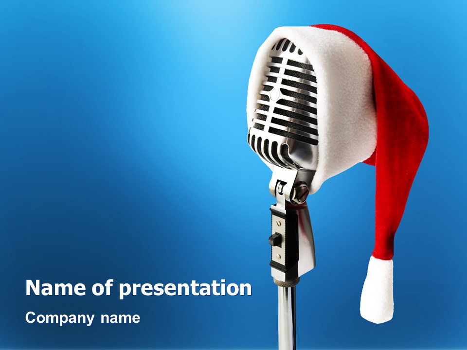 Christmas Presentation -- Christmas Songs PowerPoint Template and Google Slides Theme
