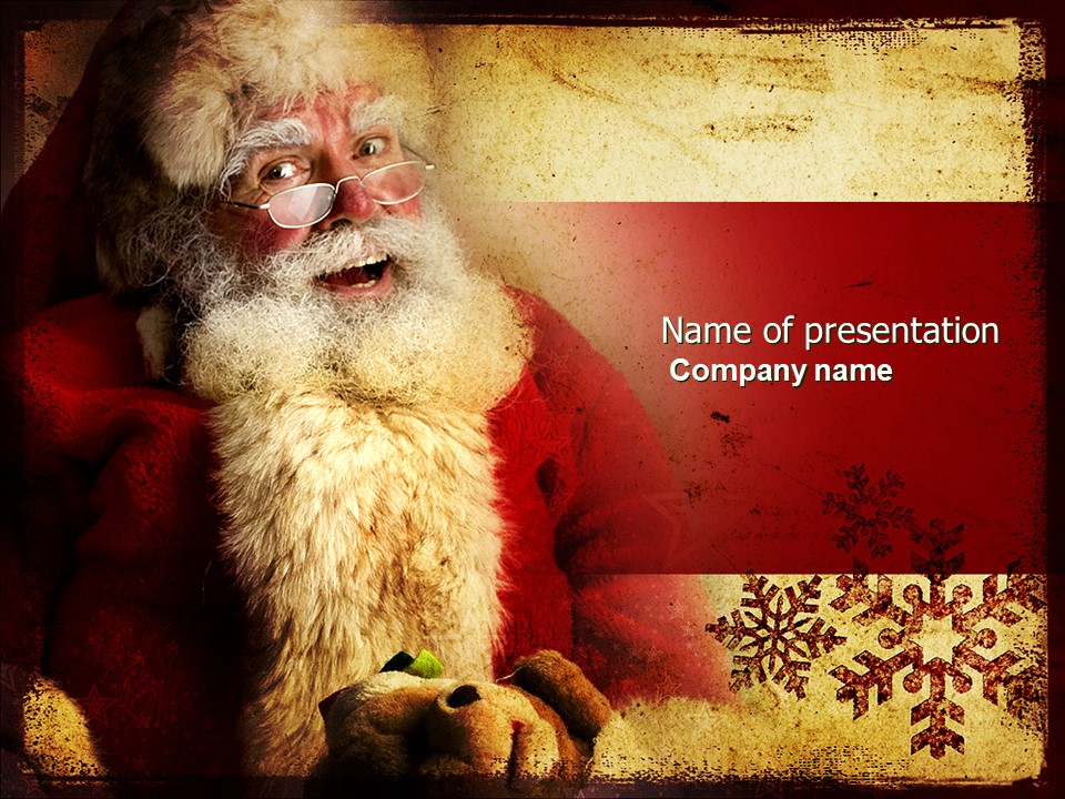 Santa Claus - Free Google Slides theme and PowerPoint template
