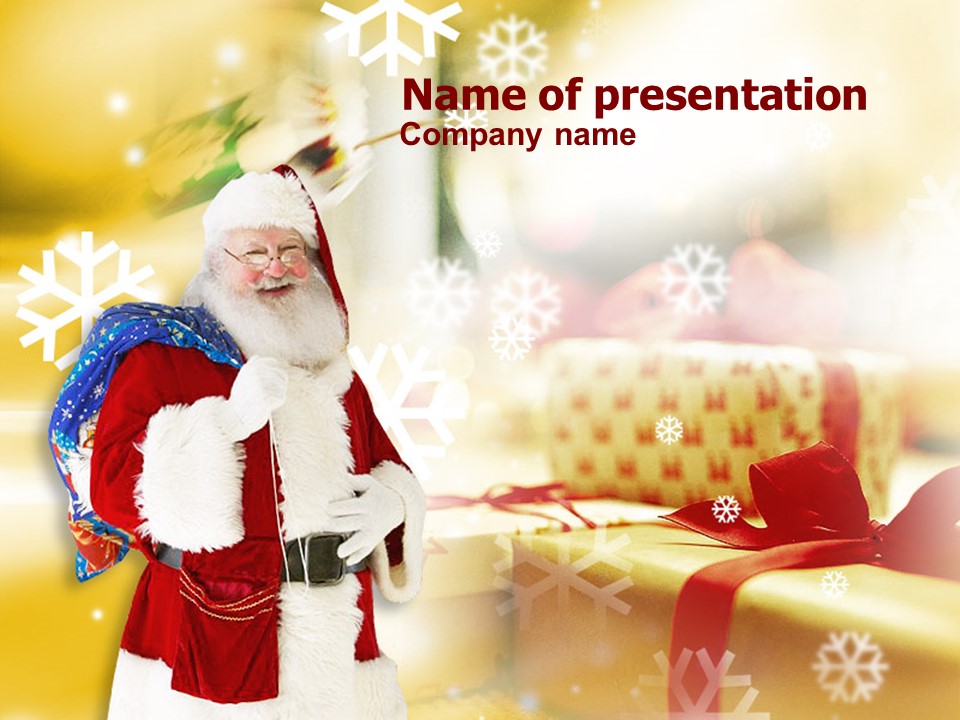 Santa - Free Google Slides theme and PowerPoint template
