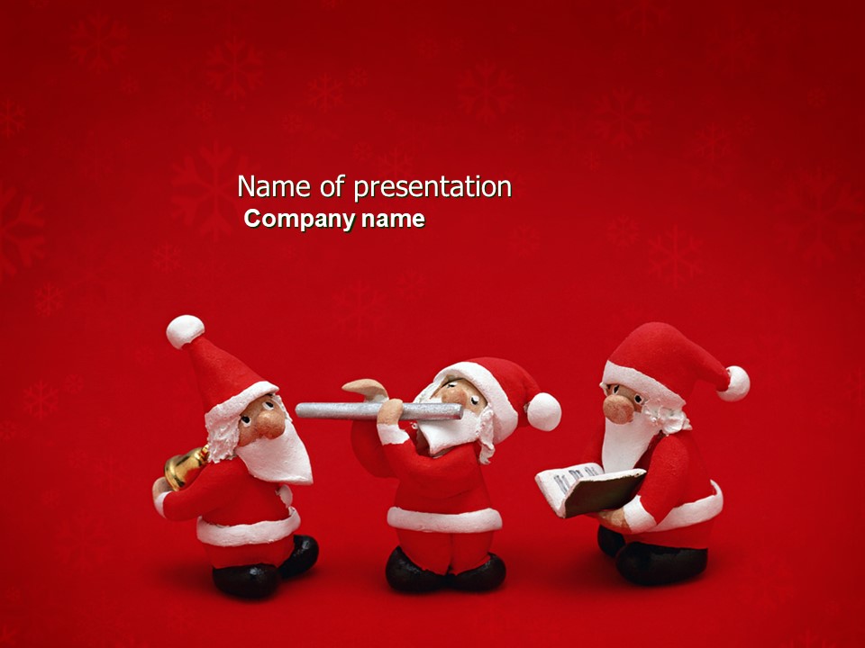 Little Santa Clauses - Free Google Slides theme and PowerPoint template
